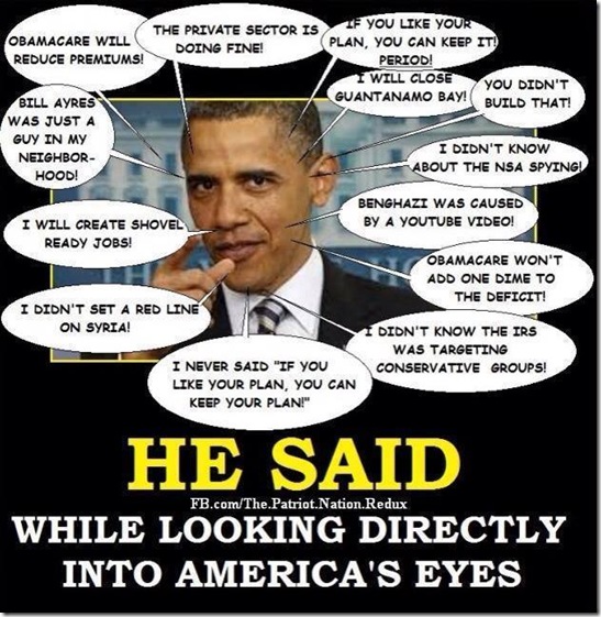 Obama Said... Looking Into Americans Eyes